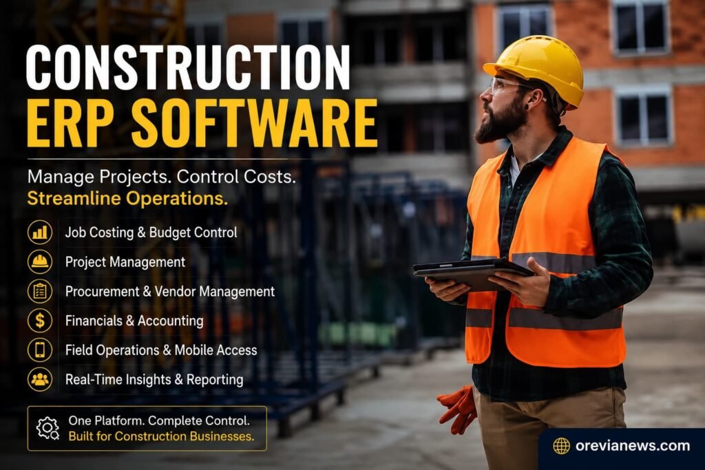 Construction ERP Software: Features, Benefits & Considerations