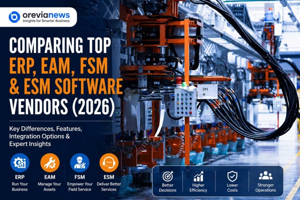 Comparing Top ERP, EAM, FSM & ESM Software Vendors (2026)