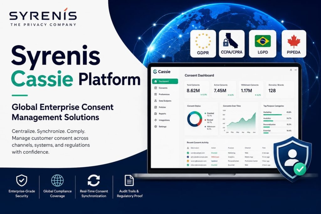 Syrenis Cassie Platform: Global Enterprise Consent Management Solutions
