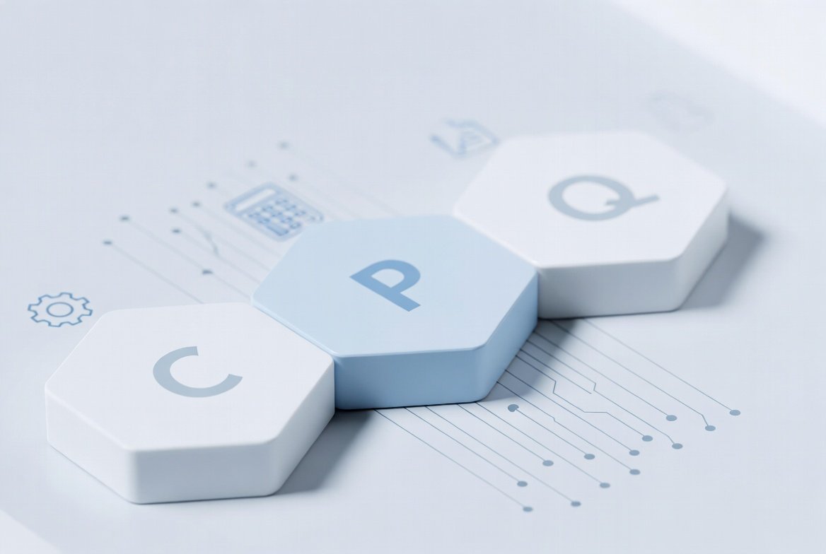 Illustration representing Configure Price Quote (CPQ) software workflow